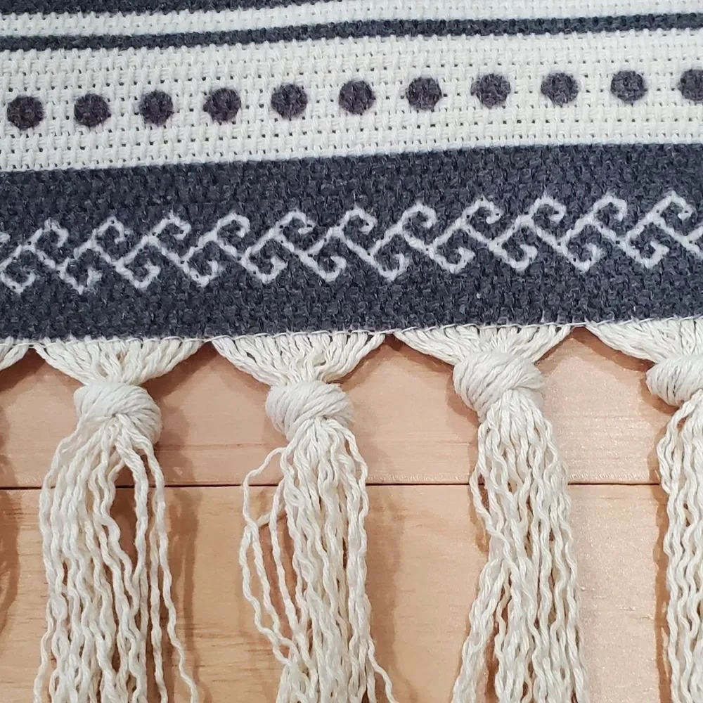 2 Pcs Macrame Woven Mandala tapestry